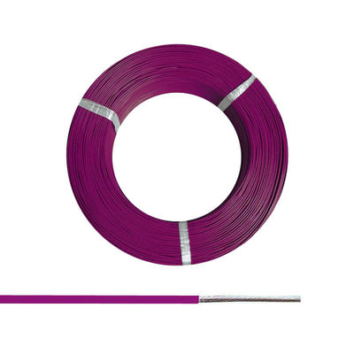 Fil de connexion isolé en PFA en cuivre argenté avec options de 1 à 5 conducteurs et une plage de tailles de 0,05 à 6 mm² pour les applications à haute température