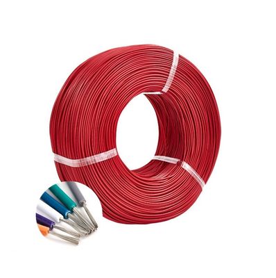 Résistance à la chaleur 600 V fil isolant PFA nominale avec conducteur à brins argenté en calibre 16 18 26