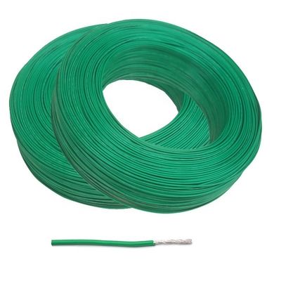 24awg 19/36 fil de cuivre plaqué argenté isolé PFA à fils avec résistance chimique et 9 couleurs disponibles