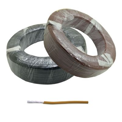 24awg 19/36 fil de cuivre plaqué argenté isolé PFA à fils avec résistance chimique et 9 couleurs disponibles