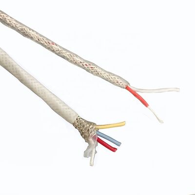 4 noyaux Fluoroplastique câble blindé argenté tressé FEP PFA PTFE fil isolé