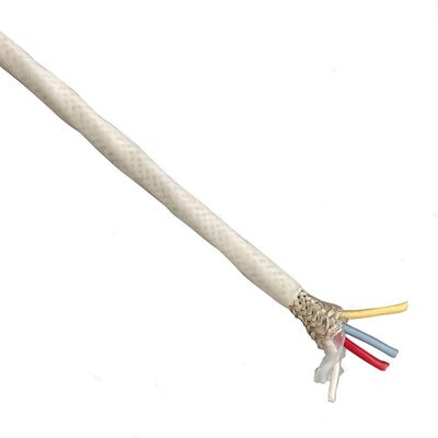 4 noyaux Fluoroplastique câble blindé argenté tressé FEP PFA PTFE fil isolé
