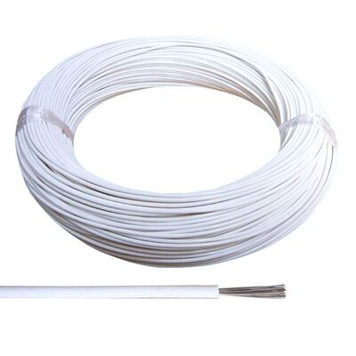 4 noyaux Fluoroplastique câble blindé argenté tressé FEP PFA PTFE fil isolé
