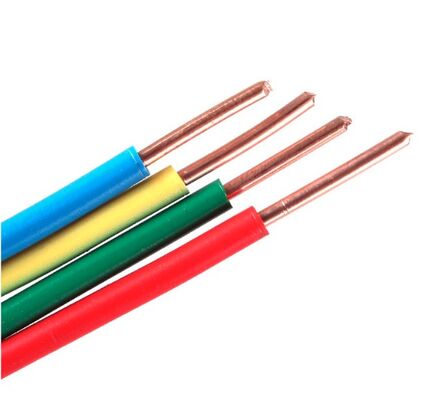 Câblage électrique fixe à noyau dur BV, fil de maison enduit de PVC