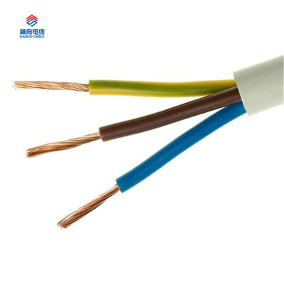 Câble électrique PVC 3 conducteurs 2,5 mm H05VV-F de Chine