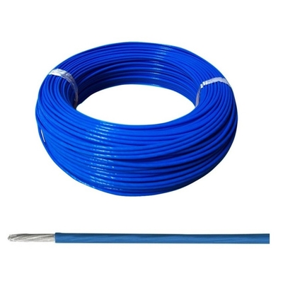 L'anti corrosion FEP a isolé la couleur bleue de fil de téflon d'A.W.G. du fil 26