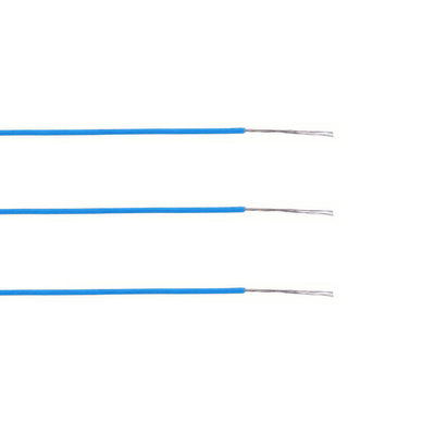 La couleur bleue FEP a isolé le câblage cuivre solide de noyau de mesure du fil 18