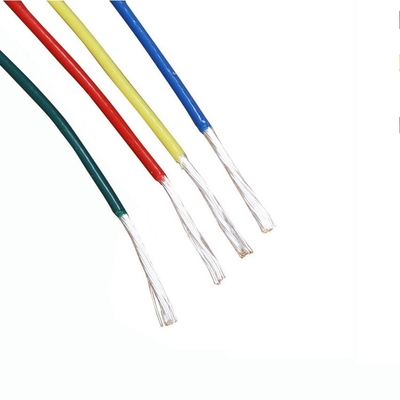PTFE électrique a isolé couleurs de résistance thermique de câblage cuivre de fils de diverses