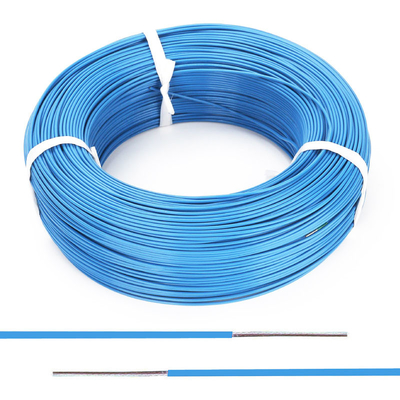 La couleur bleue PFA a isolé Wires16 18 fil à hautes températures de fil solide de noyau de 14 mesures