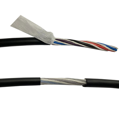 Le noyau robotique du câble 4 de gaine de PVC a protégé haut flexible de câble
