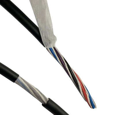 Le noyau robotique du câble 4 de gaine de PVC a protégé haut flexible de câble