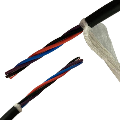le PVC multi de conducteur de 0.75mm a isolé des noyaux engainés du câble 4